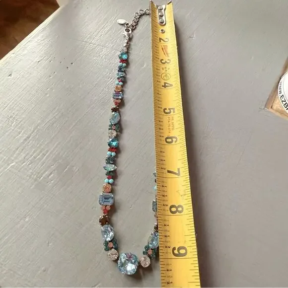 Sorrelli Crystal Silver Tone Statement Necklace - Picture 6 of 10